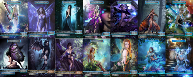 Full Set of Faerie Tokens